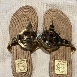 Tory Burch espadrilles in gold